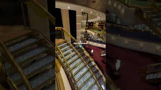 Msc Splendida Swarovski stairs 💎 with msc friend roleda nanda ♥️ #mscsplendida