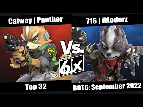 ROT6 September Top 32 - Catway | Panther (Fox) vs 716 | iModerz (Wolf) SSBU Singles