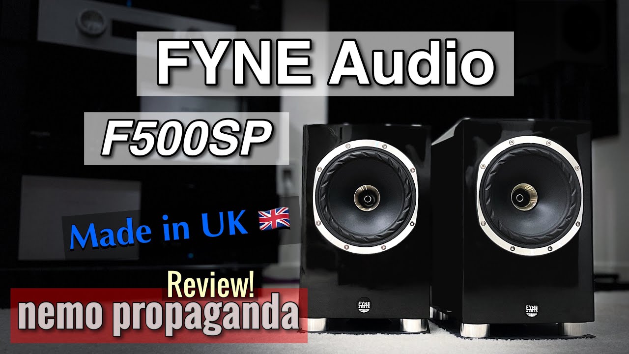 beautifully crafted! Fyne F500SP Bookshelf speaker review!