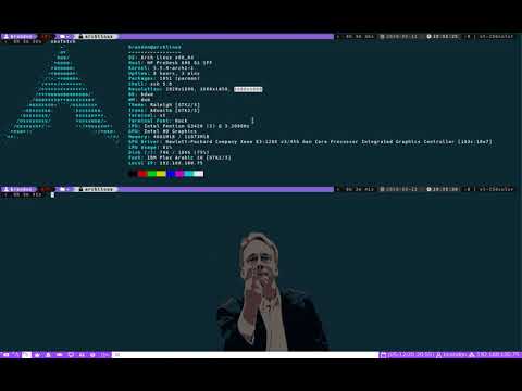 [Arch] FFMPEG 25 fps | Still tearing | Neofetch