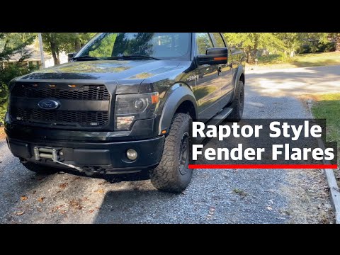 F-150 Raptor Style Fender Flares