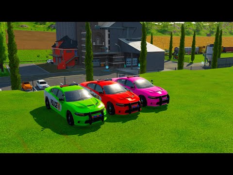 JOHN DEERE vs FENDT vs CLAAS vs VALTRA vs MCCORMICK TRACTORS BATTLE - Farming Simulator 22