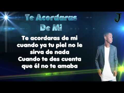 Boby Sierra Te Acordaras De Mi Letra