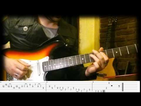 Fusion - Blues - Rock Licks Guitar Lesson - with tab - (EJ.18)