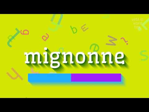 How to say "mignonne"! (High Quality Voices)