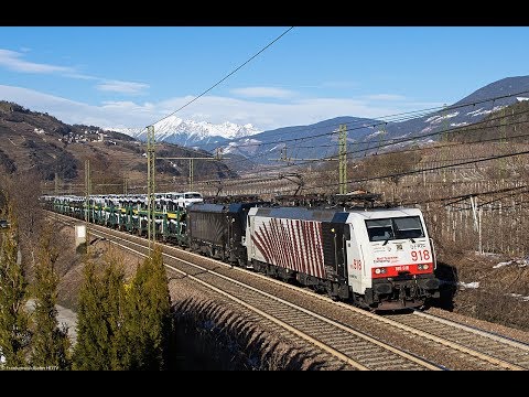 Faszination Brennerbahn - TX Leitwolf, ÖBB Vectron, Lokomotion in den verschneiten Alpen - Teil 2