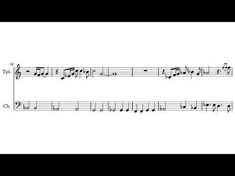 The Hi-Lo's - Autumn in New York (score video)