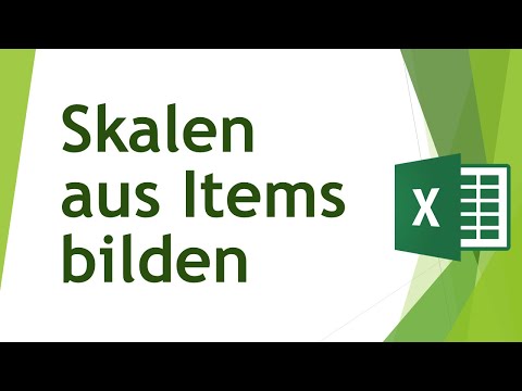 Skalen aus Items in Excel bilden -  Daten analysieren in Excel (67)