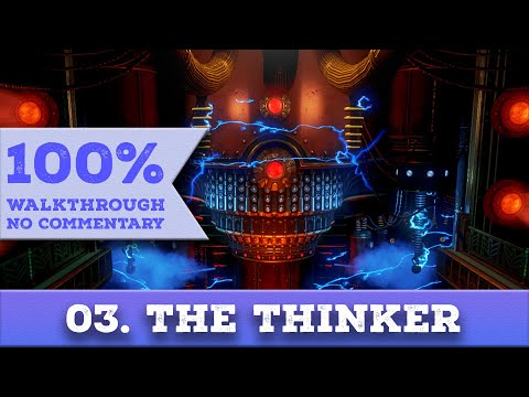 Bioshock 2: Minerva's Den Walkthrough (Hard, No Damage, All Collectibles) 03 THE THINKER