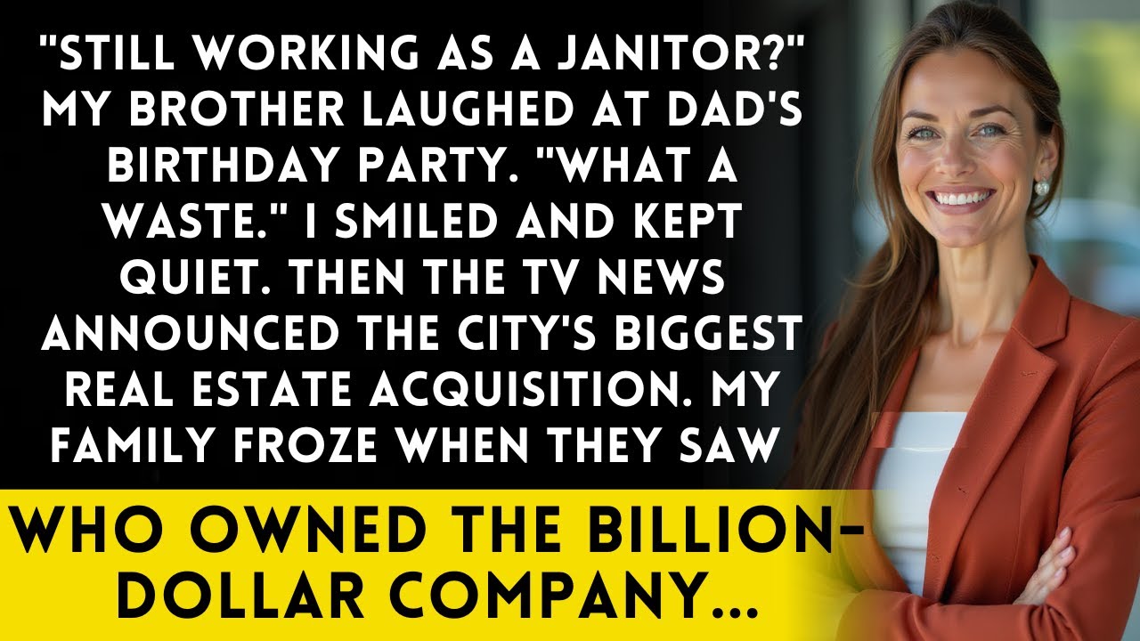 My Family Called Me 'The Failure' At Dad's Birthday—Until They Saw The Company Logo