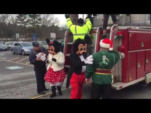 The gangs all here! Breakfast with #Santa in #Billerica @ Shawsheen Valley Vocational Technical Scho