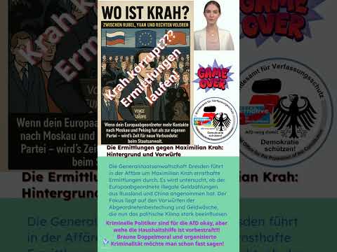 AfD-Skandal weitet sich aus: Ermittlungen gegen Maximilian Krah  #niewiederistjetzt #gegenrechts