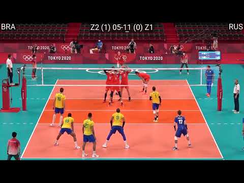 Volleyball Brazil - Russia Amazing Semifinal Full Match