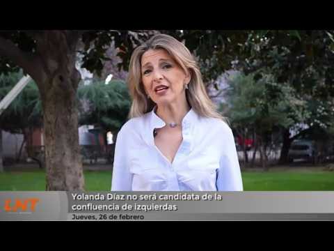 Yolanda Díaz no será candidata de la confluencia de izquierdas