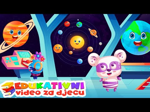 Učimo PLANETE Sunčevog sustava 🌎🪐☀️ EDUKATIVNI VIDEO za djecu 📖