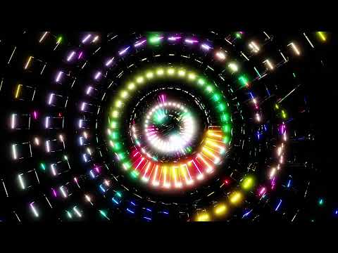 No Copyright Neon Lights Modern Animated Loop Background - Free Footage | Neon Galactic Trash Loop