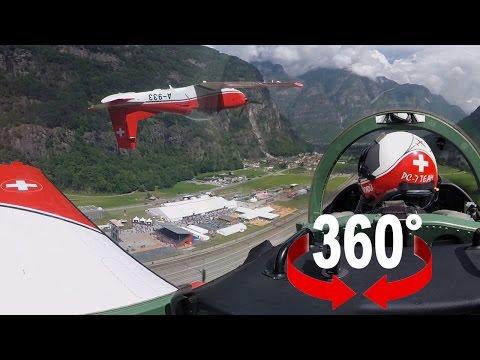Gotthard Tunnel Opening I Air Show I Cockpit view