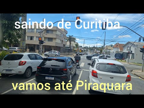 Saindo do centro de Curitiba até  Piraquara PR. 