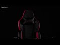 Žaidimų kėdė Sense7 Sentinel fabric  Gaming Chair, Juoda-raudona