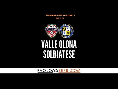 [HIGHLIGHTS] Promozione Gir. A 15^ Giornata: Valle Olona-Solbiatese