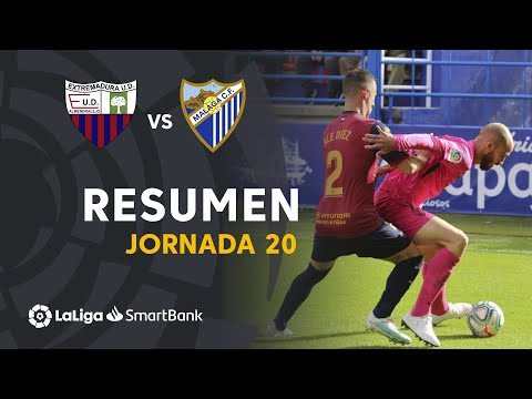 Resumen de Extremadura UD vs Málaga CF (0-0)