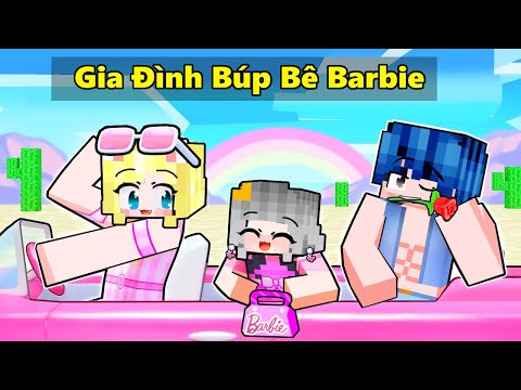 SAMMY 1 DAY LIVE WITH BARBIE DOLL FAMILY IN MINECRAFT