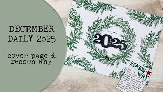 December Daily 2025 | Cover Page &amp; Reason Why