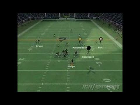 Madden NFL 06 Xbox Gameplay - Offense Tutorial