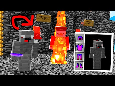 unsichtbare Shade Rüstung Troll in LUCKY BLOCK BEDWARS