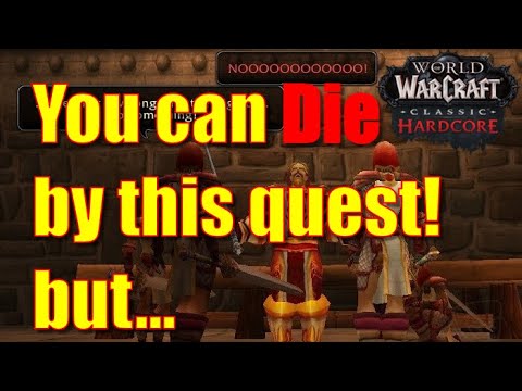 How to do Scarlet Subterfuge Quest in WoW Classic HARDCORE (With Lifesaving Tip)