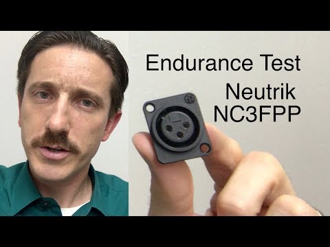 NC3FPP Neutrik Connector Endurance Test