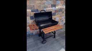 Tarrington House Louisiana Dikdörtgen Mangal Barbekü Kapaklı Büyük Boy Tekerlekl