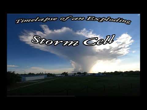 Timelapse of an Exploding Storm Cell