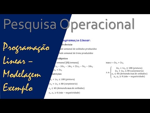 Programação Linear - Modelagem (exemplo)