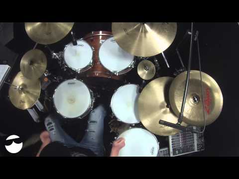 Sixteenth-Note Triplet Drum Fill Phrased In Two