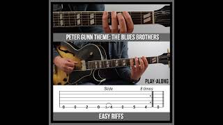 Easy Guitar Riffs - Peter Gunn Theme - The Blues Brothers (TAB)