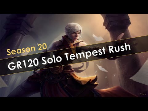 Diablo 3 GR120 Solo POJ Tempest Rush Monk Brand New Character