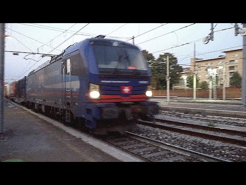 E193 530 SBB con merci, ETR524 017+112 TiLo - Milano - 24/09/2021