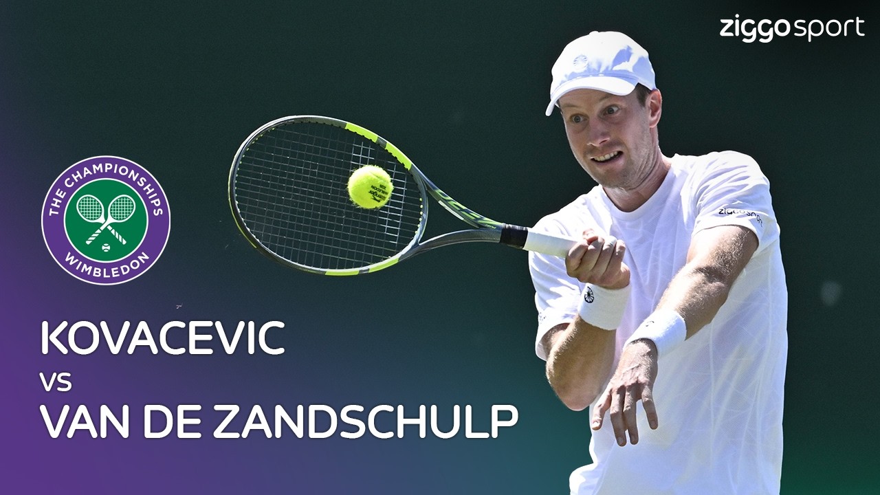 VAN DE ZANDSCHULP STERK VAN START OP WIMBLEDON!😍🇳🇱 | Kovacevic vs Van de Zandschulp | Wimbledon 2026