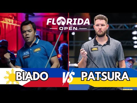 Carlo Biado vs Vitaliy Patsura | Last 64 | 2025 Florida Open Pool #highlights #nineball