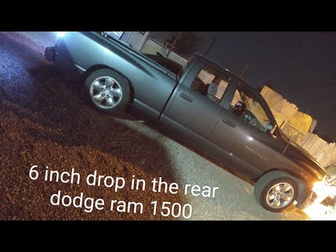 Dodge ram 2003 6 inch drop kit in the rear axle flip kit