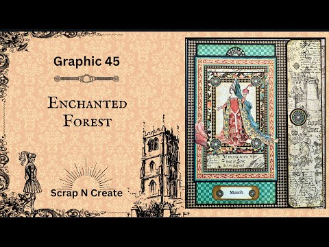 Graphic 45- Enchanted Forest- Calendar Folio Base Build