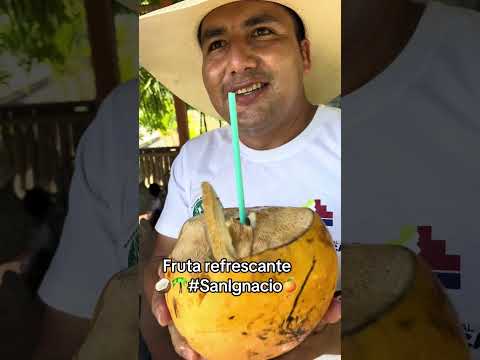 Fruta refrescante 🥥🌴 #SanIgnacio🍊 #Cajamarca #Perú