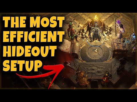 [POE 3.14] The Most Efficient Hideout Setup - How To Save A Lot Of Time And Get Into Maps Faster