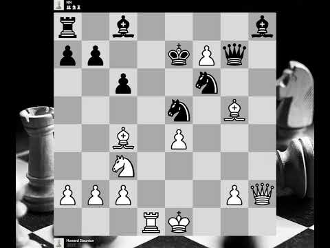 Howard Staunton vs NN, Casual game, London ENG, 1840