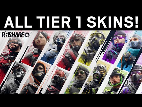 ALL TIER 1 SKINS! - Rainbow Six Siege Demon Veil