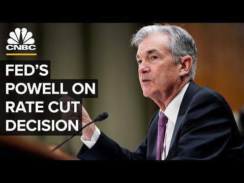 美聯儲主席傑羅姆-鮑威爾在降息決定後發表講話--09/18/2019 (Fed Chairman Jerome Powell speaks after interest rate cut decision – 09/18/2019)