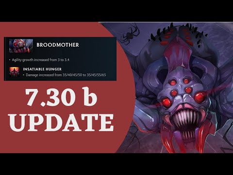 Broodmother 7.30b Gameplay update | Dota 2