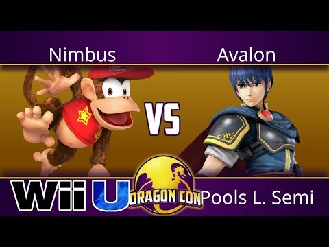 DragonCon 2018 - Nimbus(Diddy) vs Avalon(Marth) - Smash 4 Pools L. Semi