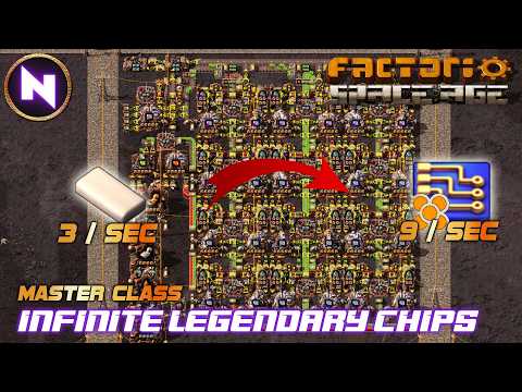 EASY & FAST Legendary CIRCUITS 🟩🟥🟦 | Factorio Space Age MASTER CLASS